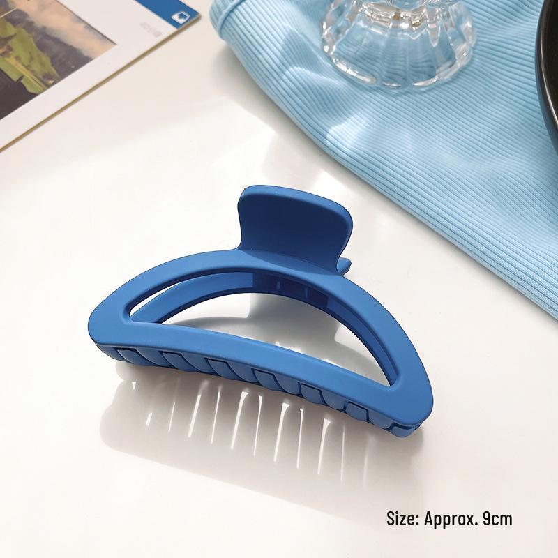 Autumn/Winter Milk Coffee Hair Claw Collection: Versatile Cutout Clips for Thick Hair