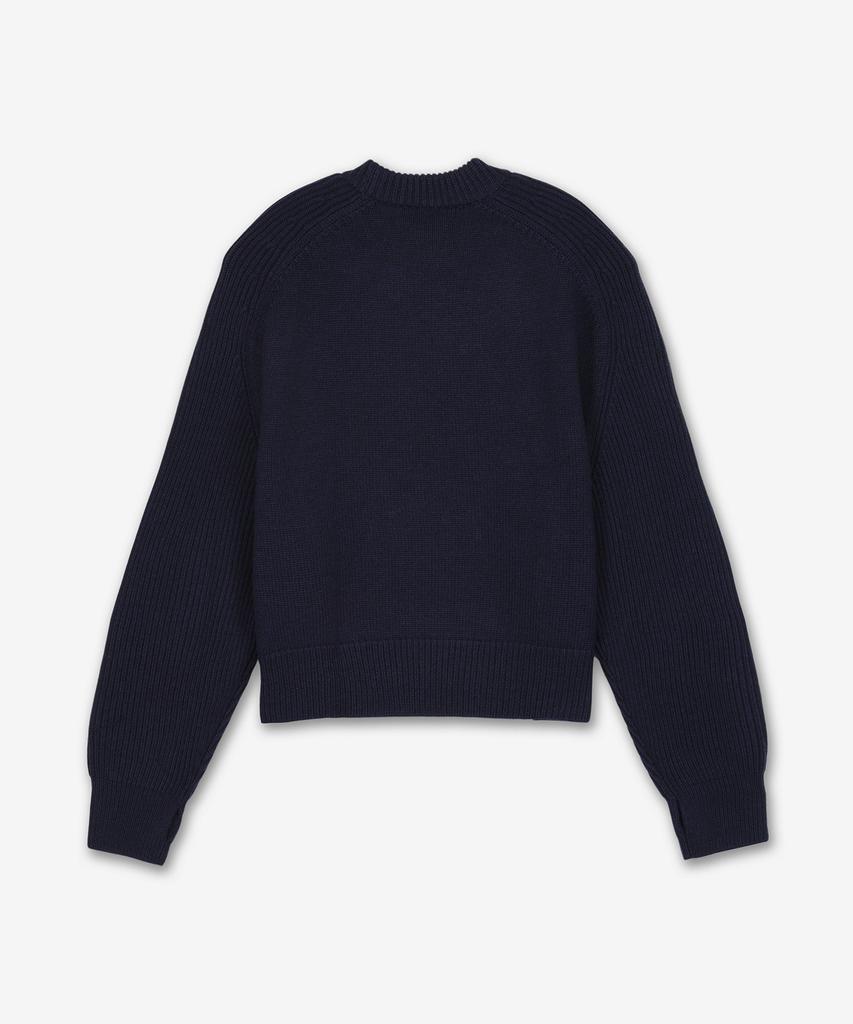 Seutyudionikolseun Jeans 5Gg Crew Neck Knit - Navy Marl / Jeansnm1095Navymarl