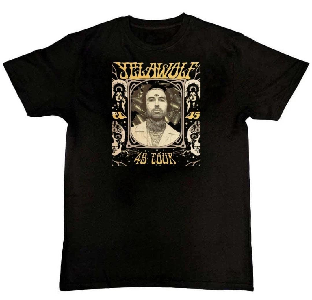 Yelawolf 45 TOUR SECOND LEG Graphic Unisex Mens T-Shirt S M L XL 2 3 4 XL XXXXL