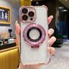 Plating Shockproof Magnetic Bracket For Magsafe Clear Case For For Iphone 17 16 15 14 13 12 Pro Max With Holder Stand Cover