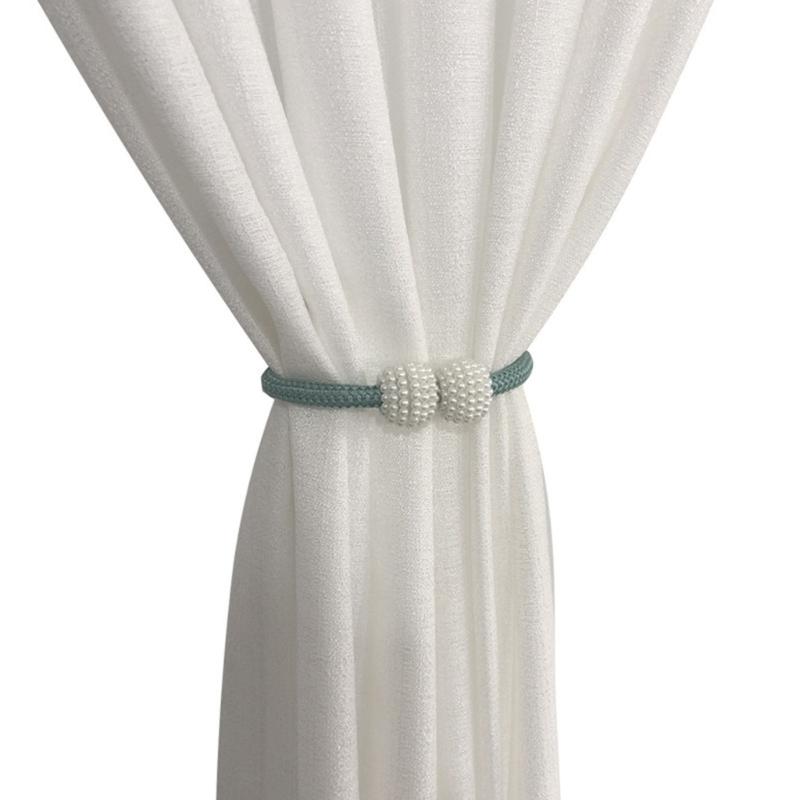 Magnetic Curtain Tiebacks,Decorative Curtain Holdbacks for Window Decors Curtain Holders for Drapes Modern Tie Backs