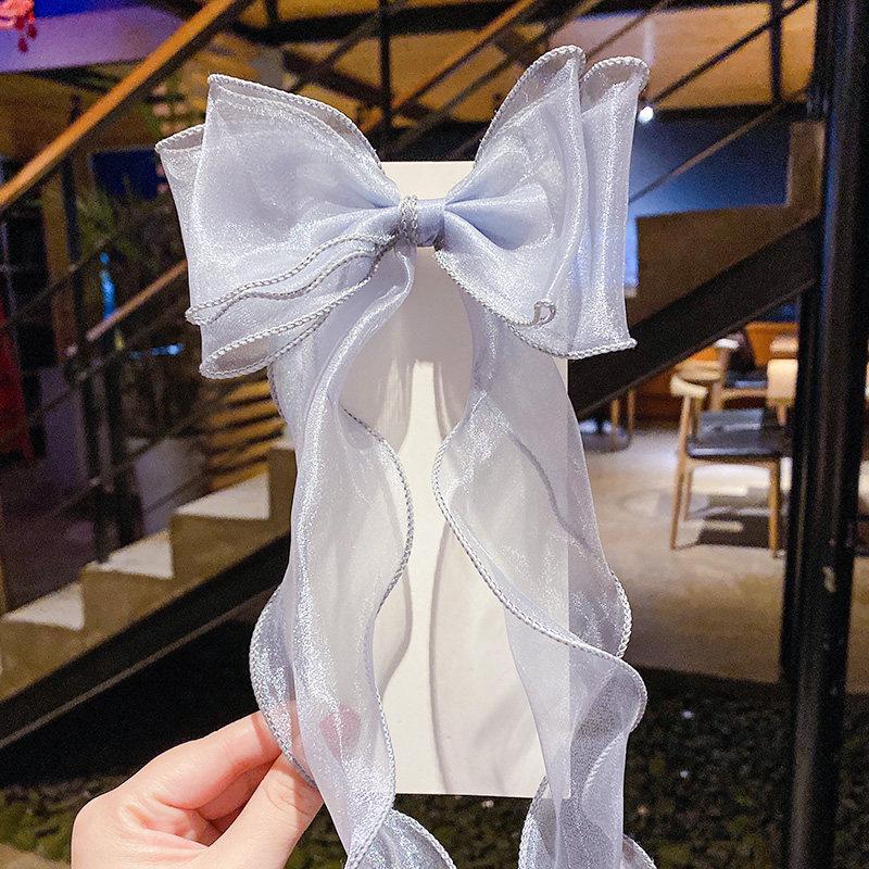 

Korean Bow Ribbon Hair Clip for Women and Girls - Fairy Braided Headdress