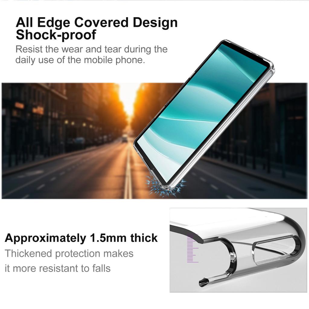 Dla Sony Xperia 10 VII Etui na telefon IMAK Miękkie Smukłe Etui Seria UX-10