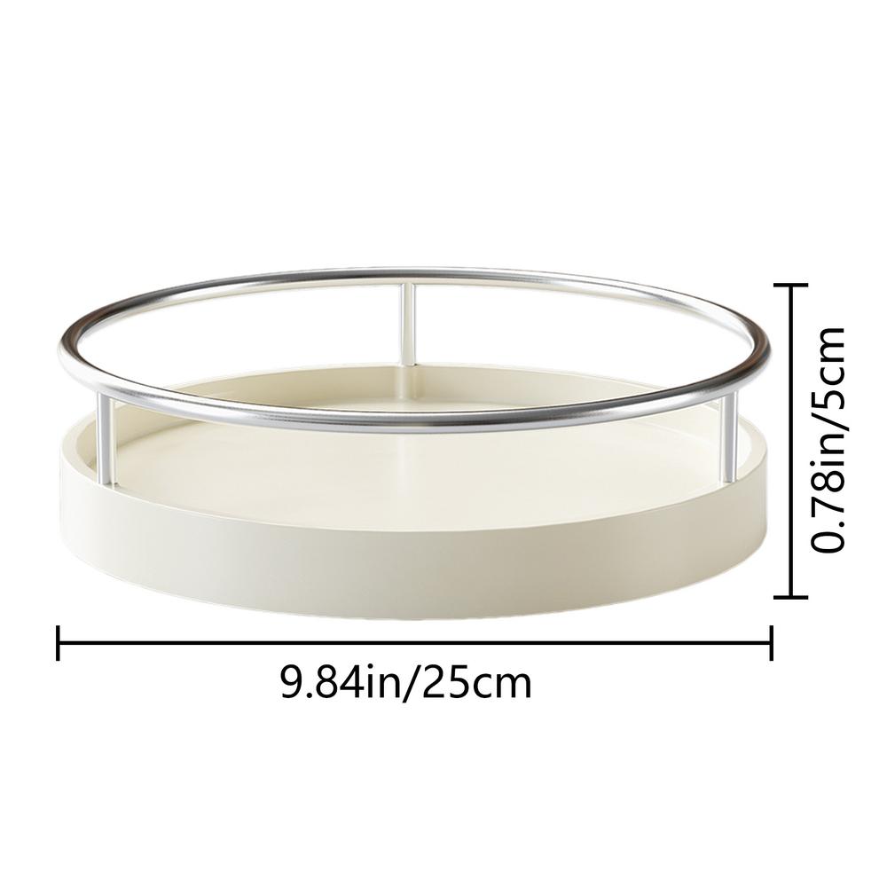 

Вращающиеся органайзеры для специй Вращающийся органайзер-подставка Органайзер для кухонной столешницы Холодильник Шкаф Органайзер для кухонной столешницы L белый