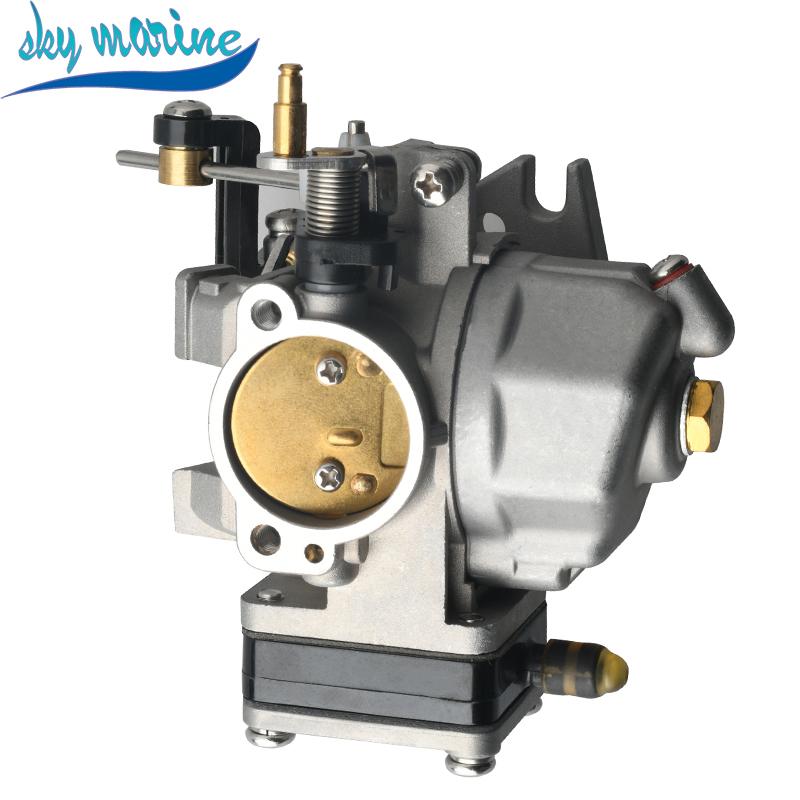 Carburetor 6E7-14301 For Yamaha 2 Stroke 9.9HP 15HP Outboard Engine 6E8-14301-01 6E7-14301 Replaces Aftermarket