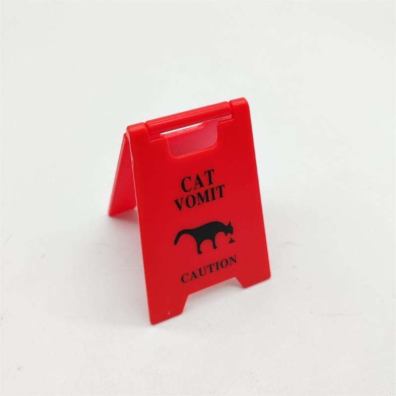 Yellow Cats And Dog Vomit Alerts Sign Durability Waterproof Dogs Vomit Sign Home And Garden Decors Cats Lover Gift