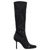 ZARA Elegant Vintage High Heels Knee-High Boots 8.5cm Women boots Black 13148410800