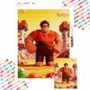Diamond Painting 5D DIY Full Circle Diamond Painting Kit Ralph Breaks Pixels Home Bedroom Wall Decor Crafts