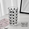 Rainbow Sheen Hand-Painted Glass Cup - Bling Design for Summer