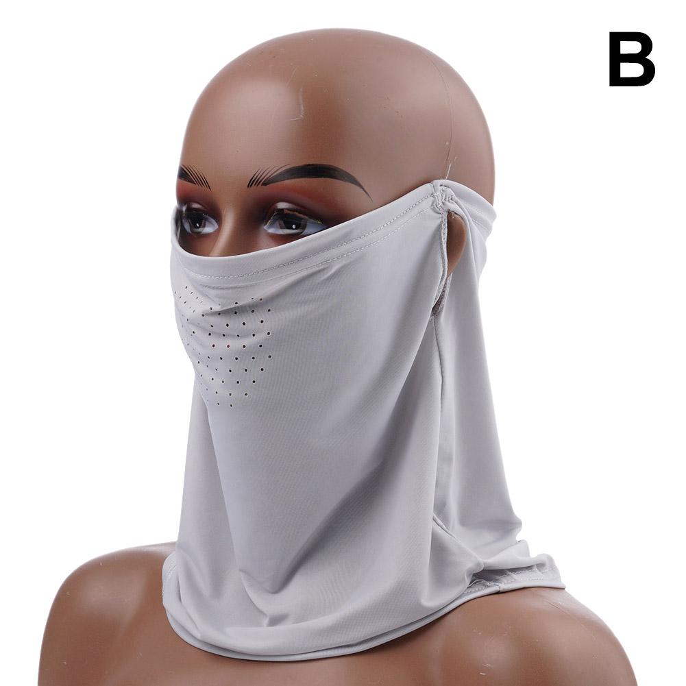 UV Protection Breathable Mask Bandana Face Masks Neck Gaiter Headwear Outdoor Sports Cycling Hiking Fishing Ice Silk Masks