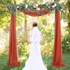 Cortina de pano de fundo ao ar livre densamente elástica casamento arco cortinas foto fotografia 2ftx18ft para cerimônia