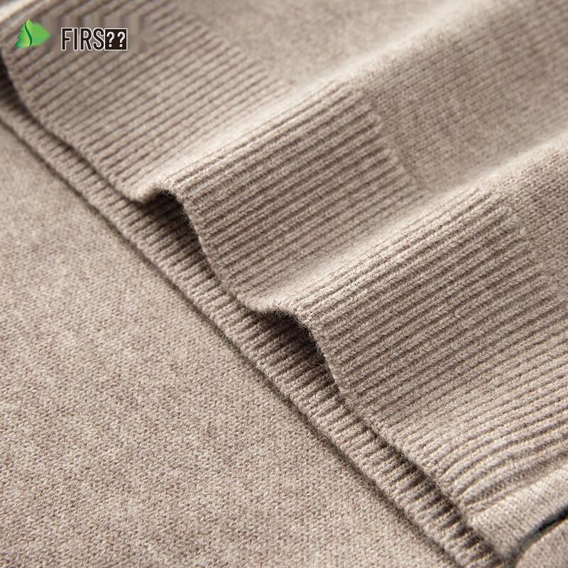 Shanshan Men's 100% Pure Wool Thick Knit Cardigan Sweater