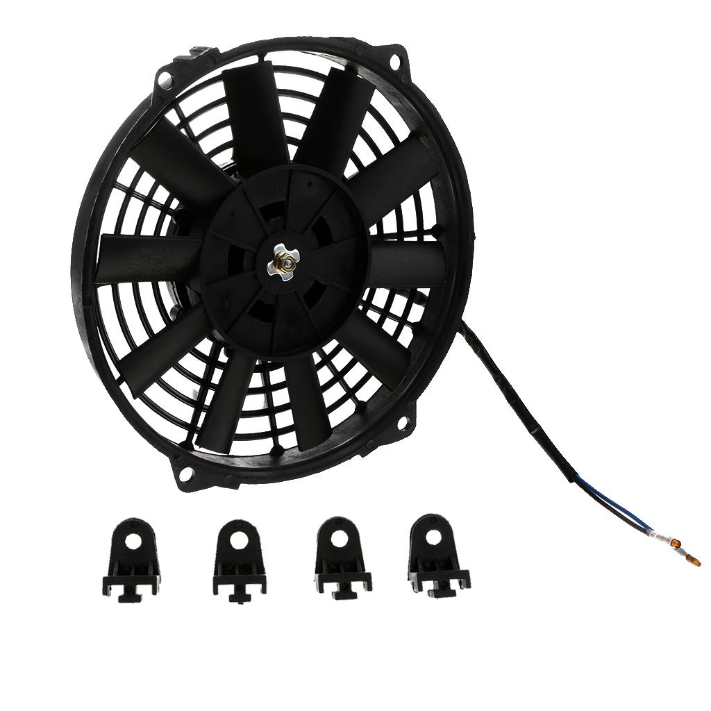 1 Volt 80W Cooling Fan for Dirt Bike ATV Buggy Cars, Trucks