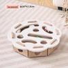 Cat Puzzle Toy - Self-Play Boredom Buster for Kittens with Maze, Digging Holes, and Bell Ball
