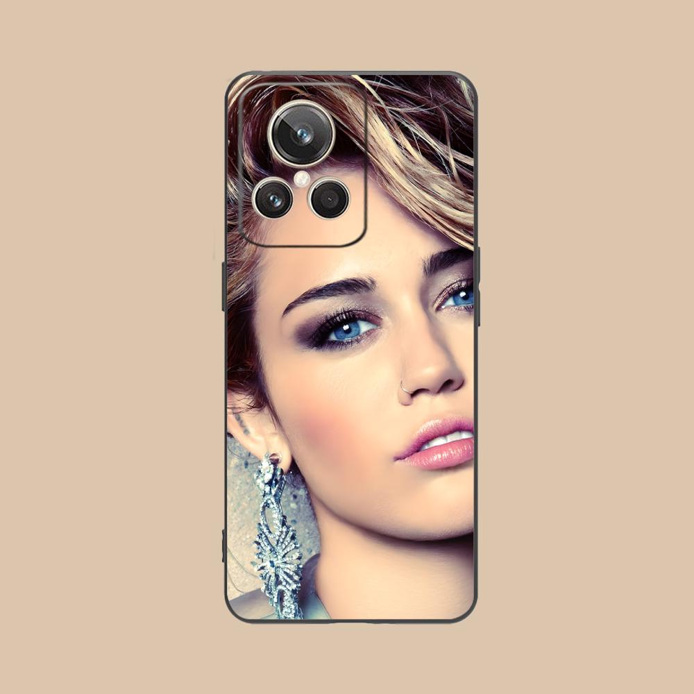 Miley Cyrus Handyhülle für Realme GT 8 Neo Pro C75 73 71 C67 65 C55 53 C35 31 C20 15 Bunte Druckabdeckung Hübsche Abdeckung