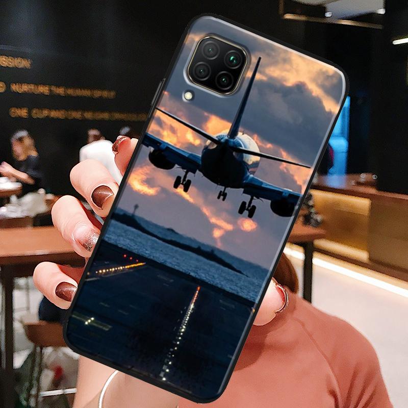 airplane Travel  Flying For Huawei Honor X8a X7a X9a X8 50 70 90 Lite Magic5 Pro P20 P30 P40 P50 P60 Nova 9 5T Case