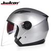 JIEKAI -512 Motorcycle Double Lens Half Helmet Cascos Para Moto Racing Helmets ABS Helmet Moto Casque for Women/Men Casco Moto
