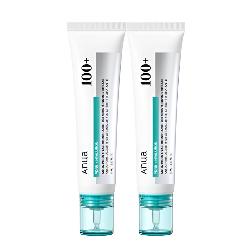 

Anua PDRN Hyaluronic Acid 100 Moisturizing Cream 60ml Double Set – Deep Moisture & Dewy Glow/K-Beauty