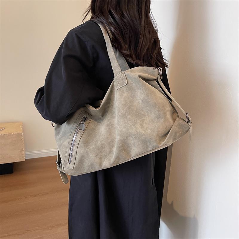 Women's Minimalist Handbag, Large-capacity Shoulder Bag, Vintage Handbag, Women's Handbag, Fashionable Daily Shoulder Bag