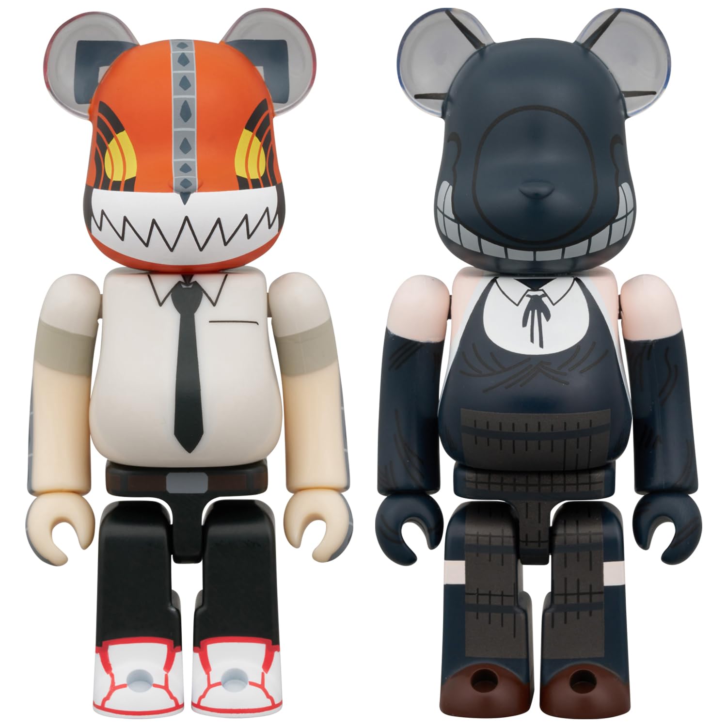 

MEDICOM TOY Chainsaw Man Bomb each approximately 70mm finished figure BE@RBRICK & 2-Piece Set, tall, non-scale, painted,
