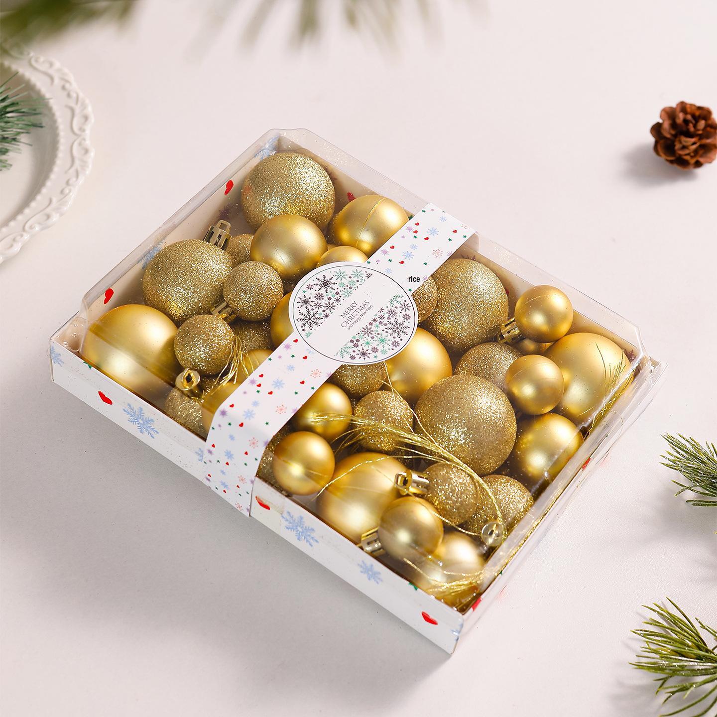 

42-Piece Christmas Festival Hanging Ball Ornaments for Tree Decoration
