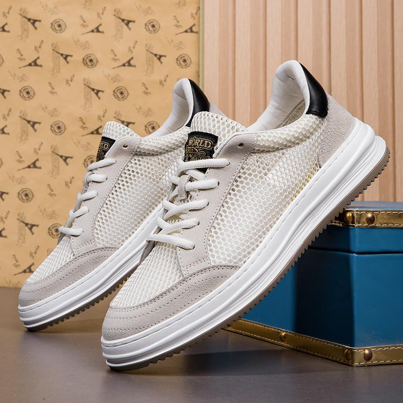 Lightweight Hot Sale Sneakers Fashion Mesh Running Shoes Comfortable Male Outdoor Skateboard Footwear All-match Mens Sport Shoes
