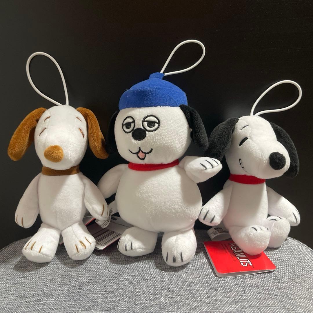 PEANUTS SNOOPY Snoopy with everyone mascot Olaf 3 pieces