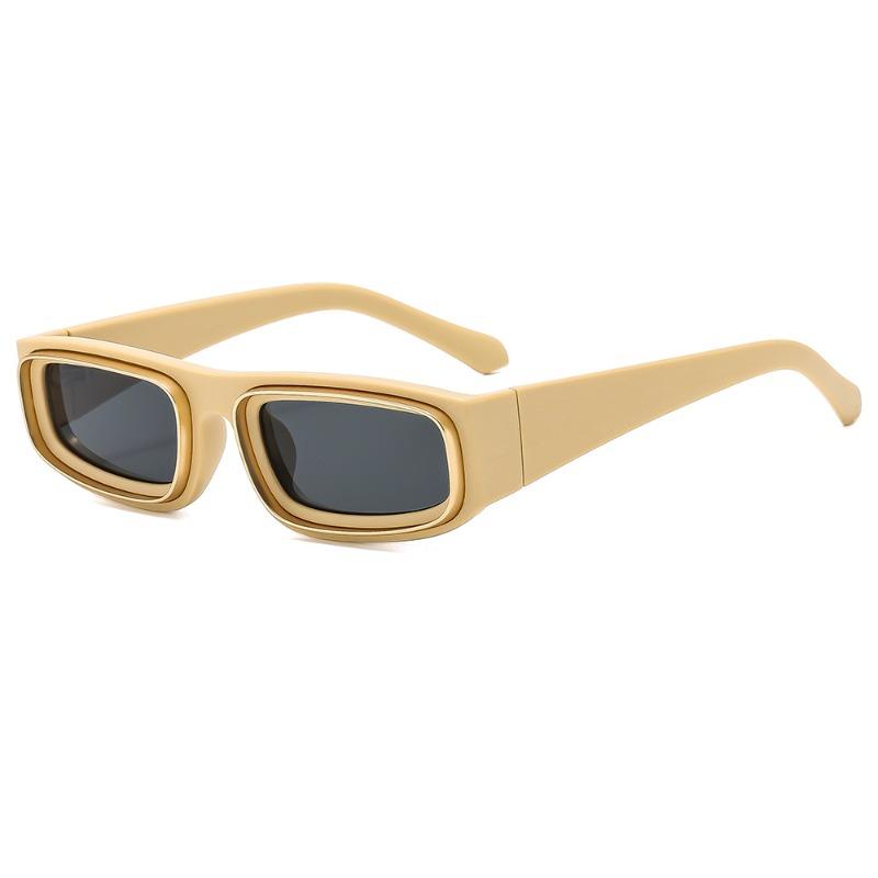 Retro Small Rectangle Punk Sunglasses Women Luxury Design Vintage Square Sun Glasses for Male Punk Eyewear Shades UV400
