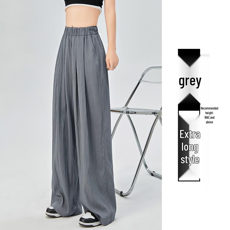 

Японские летние брюки с высокой талией Yamamoto из хлопка и льна с широкими штанинами для женщин Medium