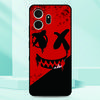 Anime Bad Boy Devil Phone Case For TCL NxtPaper 70 Pro 5G Painted TPU Black Back Cover Soft Silicone Funda Screen Protector Film