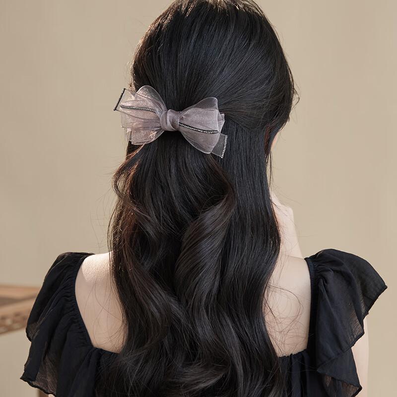 CHIMERA Bow Hair Clip, Ponytail Barrette, Half-Up Hairpin, Hair Accessory