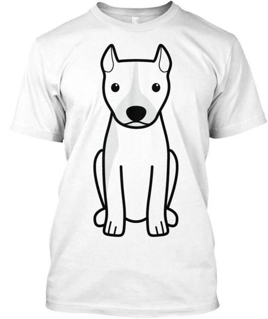 American Pitbull Terrier Cropped Ears Premium T shirt Made in USA S-5XL 2XL
