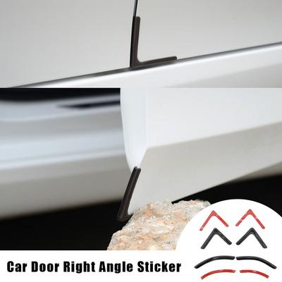 4Pcs Silicone Car Bumper Scratch Resistant Cover Auto Door Corner Universal Anti-Collision Door Protective Cover Car Styling