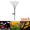 18PC Solar Garden Lights Powered Firefly Lights Outdoor Waterproof Vibrant Garden Lights for Patio Pathway Decoration,Warm