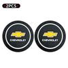 1/2pcs Non-slip Car Water Cup Rubber Mat For Chevrolet Spark Silverado Trailblazer Cruze Captiva Lacetti Aveo Auto Accessories