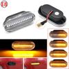 2pcs Dynamic Led Turn Signals Side Marker Light Lamp for VW Volkswagen Bora Golf 3/4 Passat 3B Polo 6N Sharan Vento T5 SEAT