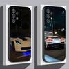 Car C-CorvetteS C8 C7 COOL For Samsung S 25,24,23,22,30,21,10,9,Ultra,Plus,Lite,FE,4,5G Phone Case Black Soft Case