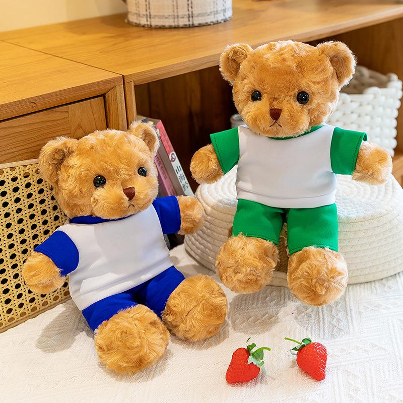 Junior High School Graduation Campus Uniform Bear Plush Toy Logo Graduation Season Student Gift Ragdoll Doll Gift