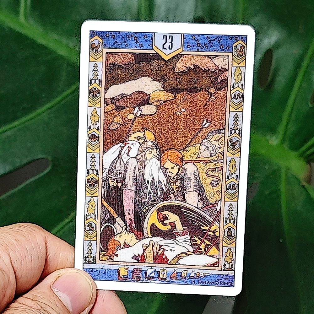 Russian Fairy Oracle Deck 36Pcs Lenormand Cards Based Upon The Drawings of Painter Ivan Bilibin Board Game
