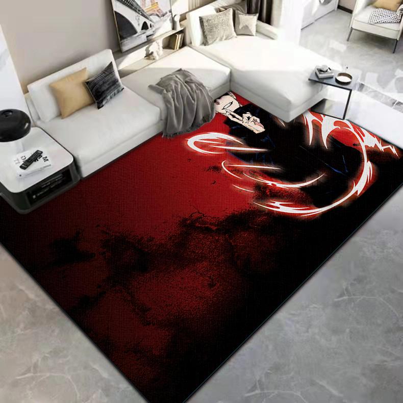 Jujutsu Kaisen 3D kreslený anime oblastní koberec Obývací pokoj Ložnice podložka na podlahu Kuchyň Protiskluzová matná podložka Koberec do dětského pokoje