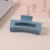 8.5CM x 10.5CM Rectangular Matte PS Hair Clip - Simple Shark Hair Accessory