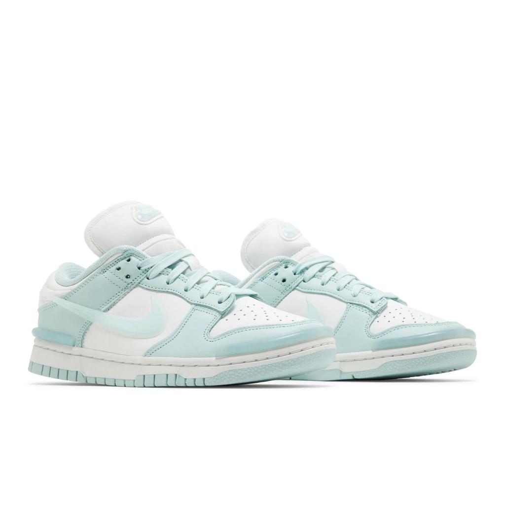 Nike Women's Dunk Low Twist 'Jade Ice' (women's sizes) Summit White / Jade Ice Skate Shoes DZ2794 101