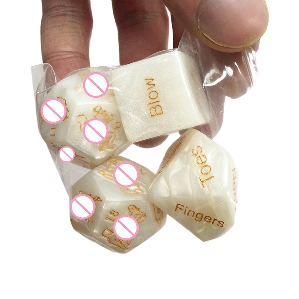 Sexy Dice Set Fun Adult Love Posture Couple Game Sex Noctilucent Erotic Lovers Position Foreplay Romantic Party Toys