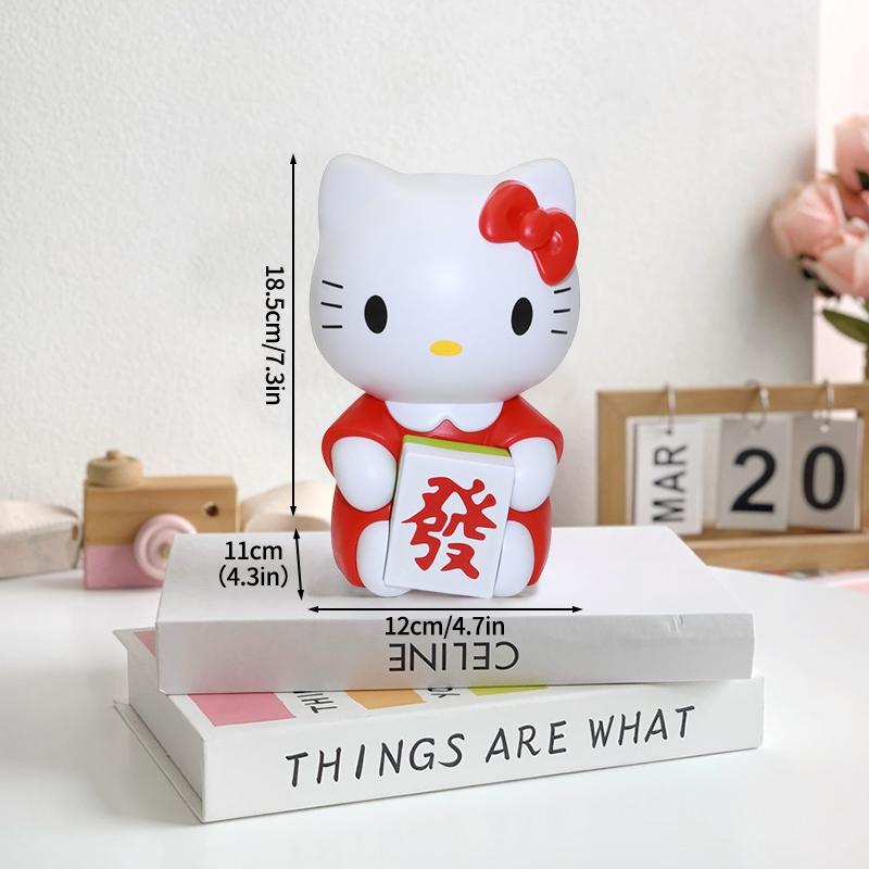 

Hello Kitty Money Storage Box Anime Kuromi Piggy Bank Saving Money Case My Melody Cartoon Plastic Storage Box Birthday Gifts As show