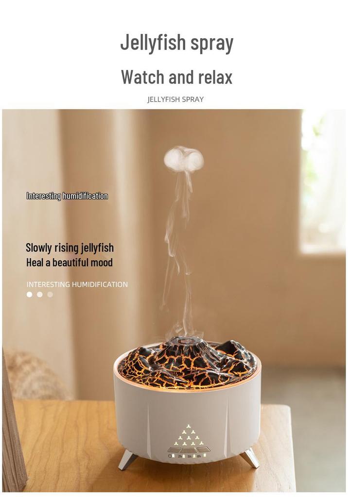 Volcano Aromatherapy Humidifier & Bluetooth Speaker with White Noise