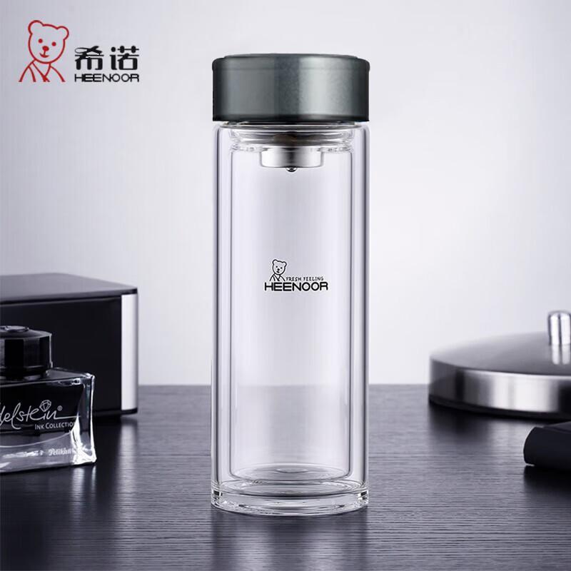 Xinuo Double-Layer Portable Glass Mug