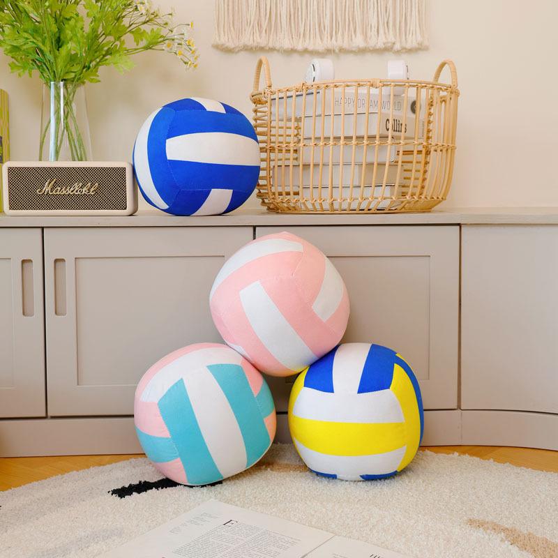 Păpușă Creativă Simulare Volei Jucărie de Pluș Păpușă Volei Moale Pernă Canapea Acasă Păpușă pentru Copii