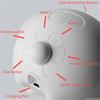 Mijia Cute Expression Alarm Clock Snooze Child Kids Digital Alarm Clocks Voice Control Intelligence LED Night Light Alarm Clock