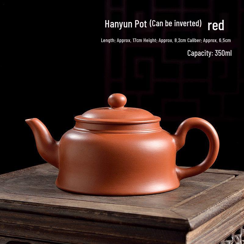 Yixing Large Capacity Purple Clay Teapot with Tea Cup Set for Home Use, Single Pot Kung Fu Tea Set.