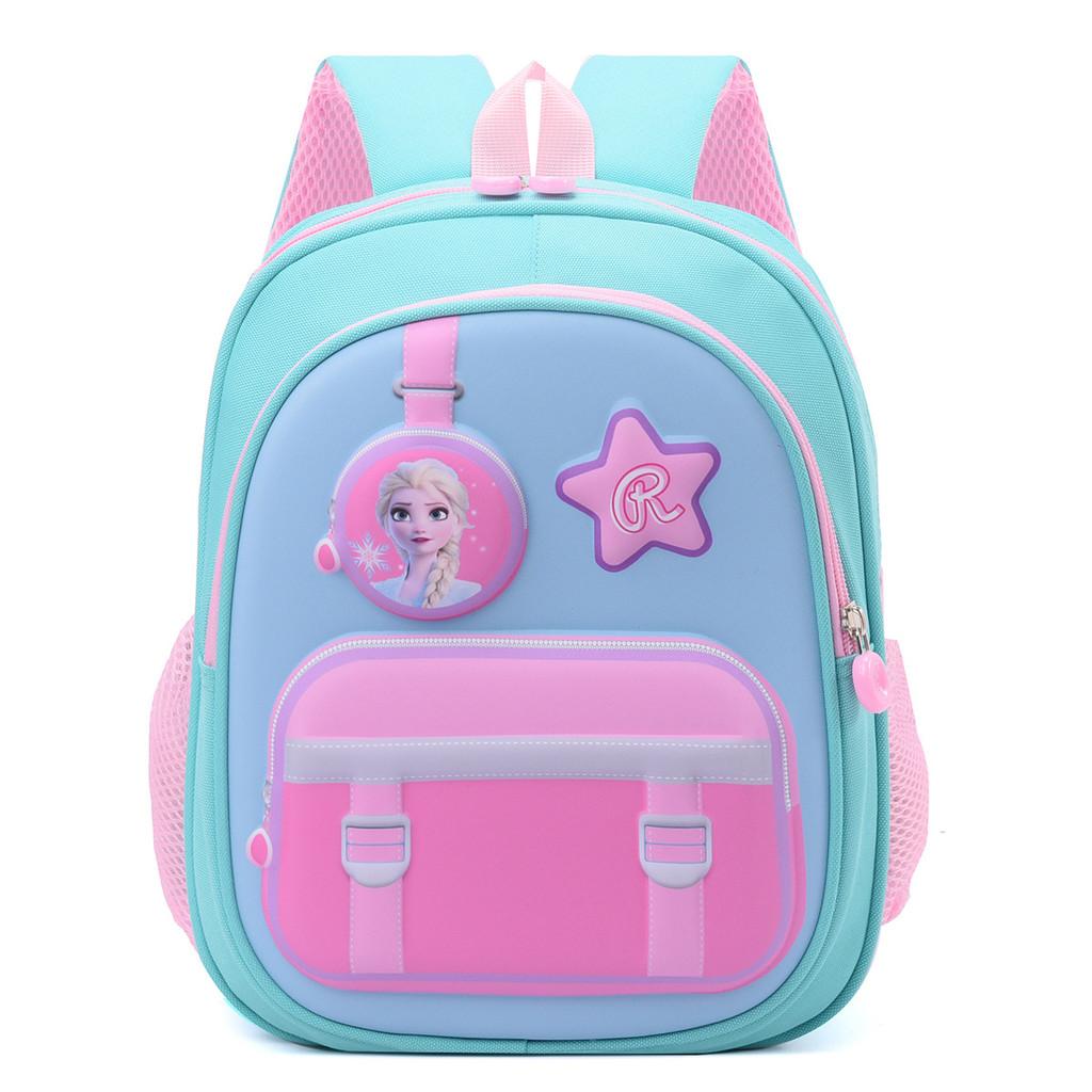 Children Batman Elsa Lightweight Backpack With Fun Pattern For Use Kindergarten